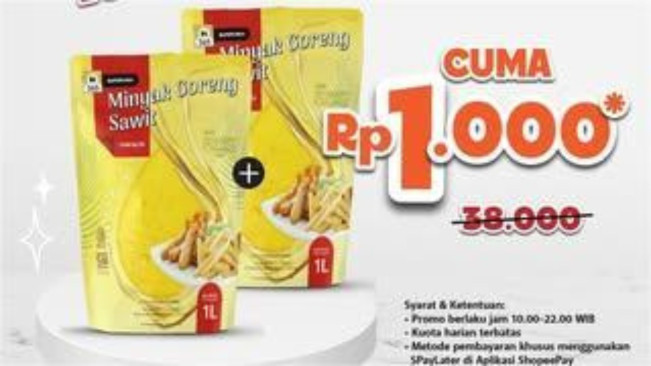 Promo Superindo Hari Ini Kamis, 25 September 2025: Minyak Goreng 1 L Cuma Rp1.000